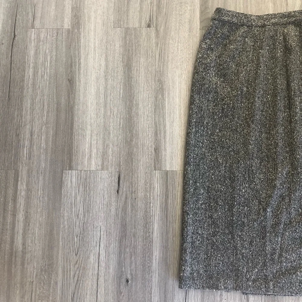 Vintage Iceberg High Waist Made In Italy Wool Pencil Skirt - Picture 4 of 9